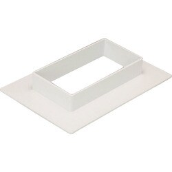 マサル エムケーダクト付属品 フランジ 8号 クリーム MDF85