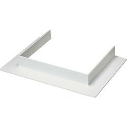 マサル エムケーダクト付属品 コ型フランジ 6号150型 クリーム MDFC6155