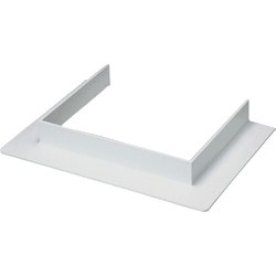 マサル エムケーダクト付属品 コ型フランジ 6号200型 ホワイト MDFC6202