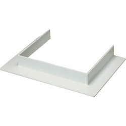 マサル エムケーダクト付属品 コ型フランジ 6号200型 ミルキーホワイト MDFC6203