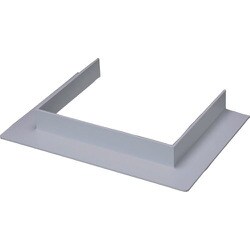 マサル エムケーダクト付属品 コ型フランジ 7号 グレー MDFC71