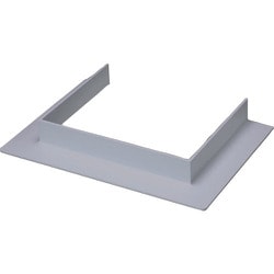 マサル エムケーダクト付属品 コ型フランジ 7号200型 グレー MDFC7201