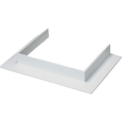 マサル エムケーダクト付属品 コ型フランジ 7号200型 ホワイト MDFC7202