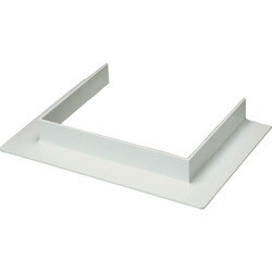 マサル エムケーダクト付属品 コ型フランジ 7号 ミルキーホワイト MDFC73