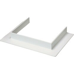 マサル エムケーダクト付属品 コ型フランジ 8号150型 クリーム MDFC8155