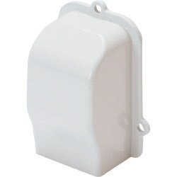 マサル エムケーダクト付属品 引込カバー 0号 ホワイト MDHC02