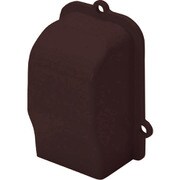 MDHC39 [マサル 屋外用エムケーダクト付属品 引込カバー 3号 チョコ]