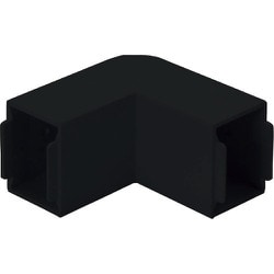 マサル 屋外用エムケーダクト付属品 内外マガリ 0号 ブラック MDK10W