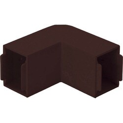 MDK139 [マサル 屋外用エムケーダクト付属品 内外マガリ 3号 チョコ]