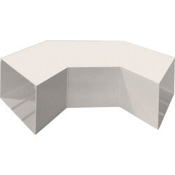 マサル エムケーダクト付属品 平面大マガリ 8号 クリーム MDLM85