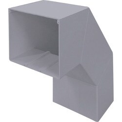 マサル エムケーダクト付属品 外大マガリ 6号150型 グレー MDLS6151