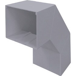 マサル エムケーダクト付属品 外大マガリ 8号 グレー MDLS81