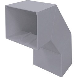 マサル エムケーダクト付属品 外大マガリ 8号150型 グレー MDLS8151