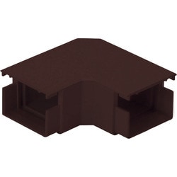 MDM119 [マサル 屋外用エムケーダクト付属品 平面マガリ 1号 チョコ]