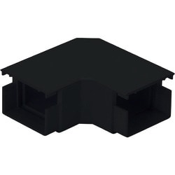 マサル 屋外用エムケーダクト付属品 平面マガリ 1号 ブラック MDM11W