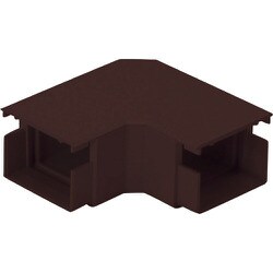 マサル 屋外用エムケーダクト付属品 平面マガリ 2号 チョコ MDM129