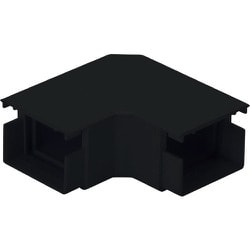 マサル 屋外用エムケーダクト付属品 平面マガリ 2号 ブラック MDM12W