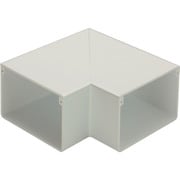 MDM153 [マサル エムケーダクト付属品 平面マガリ 5号 ミルキーホワイト]