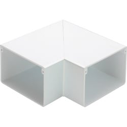 MDM162 [マサル エムケーダクト付属品 平面マガリ 6号 ホワイト]