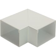 MDM3403 [マサル エムケーダクト付属品 平面マガリ 3号40型 ミルキーホワイト]