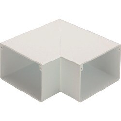 マサル エムケーダクト付属品 平面マガリ 4号100型 クリーム MDM4105