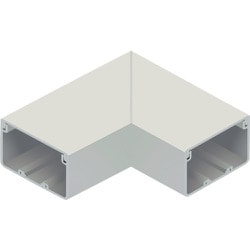 MDM6153 [マサル エムケーダクト付属品 平面マガリ 6号150型 ミルキーホワイト]