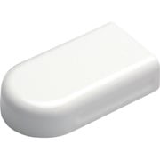 MFME02 [マサル メタルエフモール付属品 エンド S型 ホワイト]