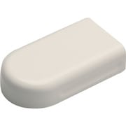 MFME03 [マサル メタルエフモール付属品 エンド S型 ミルキーホワイト]