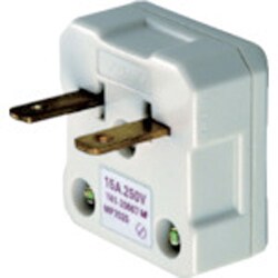 明工 L形プラグ 丸形コード用 MP7025