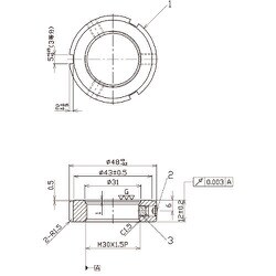 ヨドバシ.com - 日機 MR30X1.5P [日機 精密ロックナット MRシリーズ