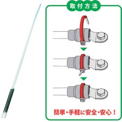 JAPPY サーモタイ 発熱監視用タイ 可逆タイプ Sサイズ 黒 MTT-S-BLK