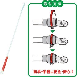 JAPPY サーモタイ 発熱監視用タイ 可逆タイプ Sサイズ 赤 MTT-S-RED
