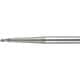 FKD テーパーネックボールエンドミル 1.5R 2枚刃 刃径3mm×全長160mm NBE-1.5R