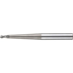 FKD テーパーネックボールエンドミル 10R 2枚刃 刃径20mm×全長350mm NBE-10R
