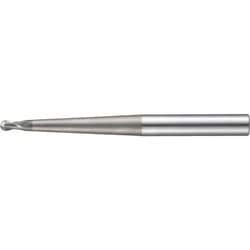 FKD テーパーネックボールエンドミル 2.5R 2枚刃 刃径5mm×全長200mm NBE-2.5R