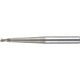 FKD テーパーネックボールエンドミル 2R 2枚刃 刃径4mm×全長180mm NBE-2R