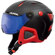 ATTELAS VISOR VHM A9091232 ブラック/レッドマット 58-62cm [スキーヘルメット]