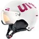 hlmt 500 visor 5662131905 ホワイト/ピンクマット 55-59cm [スキーヘルメット]