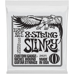 エレキギター弦 8弦 （10-74） 8-String Slinky（スリンキー） #2625 Slinky 8-String