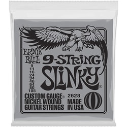 エレキギター弦 9弦 （09-105） 9-String Slinky（スリンキー） #2628 Slinky 9-String