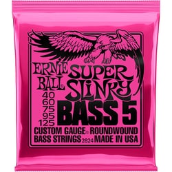 ベース弦 5弦 （40-125） 5-String Super Slinky Bass（スーパー・スリンキー・ベース） #2824 Super Slinky 5-String