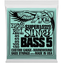 【正規品】 ERNIE BALL 2850 ロング・スケール・ベース弦 5弦 (45-130) 5-STRING SUPER LONG SCALE SLINKY BASS スリンキー g6bh9ry