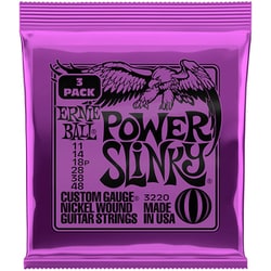 エレキギター弦 （11-48） 3セットパック Power Slinky（パワー・スリンキー） #3220 Power Slinky 3-Pack