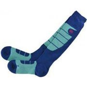 OG-WA(Warm Fit) 60160 ブルー×アクア Sサイズ(23-25cm) [スキーソックス ユニセックス]