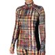 Micro Elite Chamois Print Zip-T HC9924P Rad Plaid/Black XSサイズ [アウトドア アンダーウェア レディース]