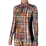 MIcro ElIte ChamoIs PrInt ZIp-T S Rad PlaId/Black [アウトドア アンダーウェア]