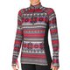 MIcro ElIte ChamoIs PrInt ZIp-T L AlpIne/Black [アウトドア アンダーウェア]
