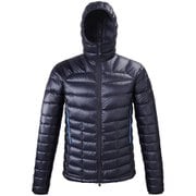 トリロジー ダイアモンド ダウン フーディー TRILOGY DIAMOND DOWN HOODIE M MIV8469 SAPHIR 7317 Sサイズ（日本：Mサイズ） [アウトドア ダウンウェア メンズ]