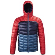 トリロジー ダイアモンド ダウン フーディ TRILOGY DIAMOND DOWN HOODIE M MIV8469 8729 INDIAN/ROUGE Lサイズ（日本：XLサイズ） [アウトドア ダウンウェア メンズ]