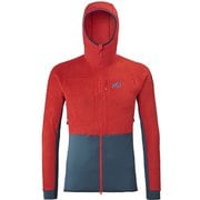 TRILOGY EDGE ALPHA HOODIE M MIV8473 8729INDIAN/ROUGE Mサイズ（日本：Lサイズ） [アウトドア フリース メンズ]